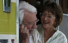 The Winnebago runaways, Donald Sutherland and Helen Mirren in The Leisure Seeker